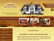 Tablet Screenshot of janowka-apartamenty.pl